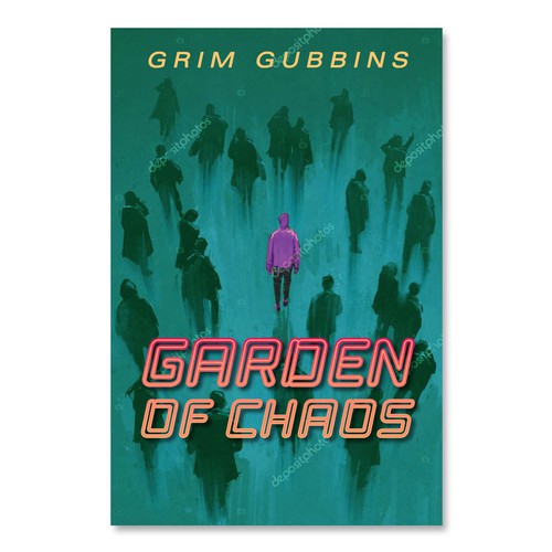 Dystopian book cover with the title 'Book Cover Contest Entry'