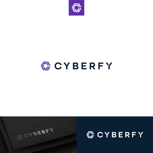 Cybersecurity brand with the title 'Letter C logo Design.'