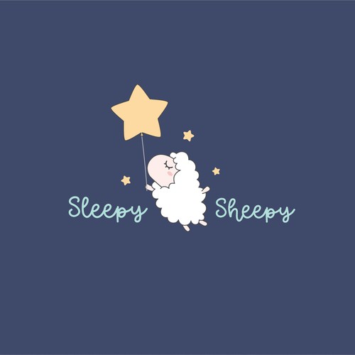 Sheep logo with the title 'Sleepy Sheepy'