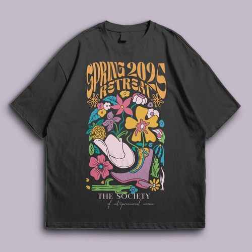 Girls' t-shirt with the title 'Pop Art Illustration'