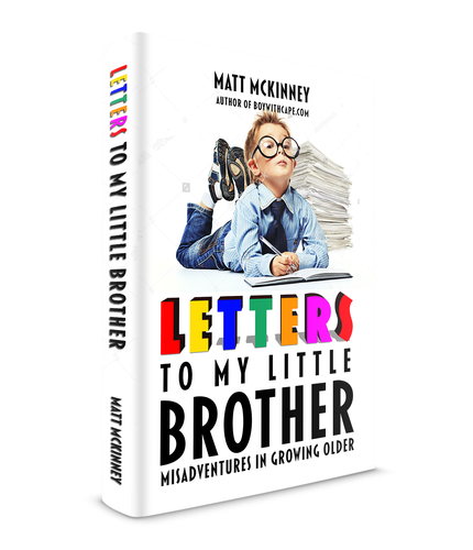 Autobiography book cover with the title 'Fun design for an auto-biographical book'