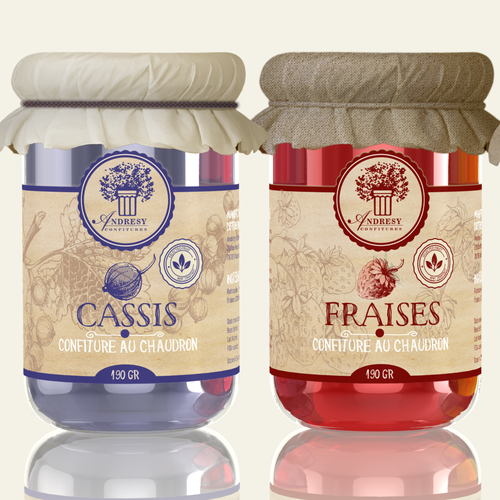 Labeled Snack Jars Design Ideas