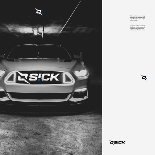 Iconic logo with the title 'Logo for Sick Racing'