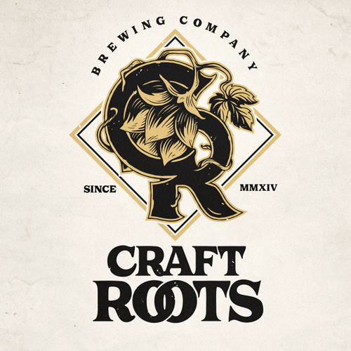 Craft logo with the title 'Craft roots brewing company'