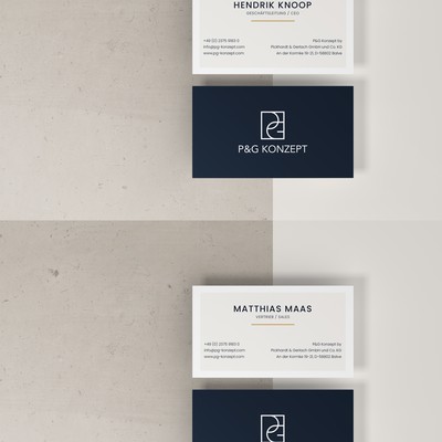 Business Cards For P&G KONZEPT
