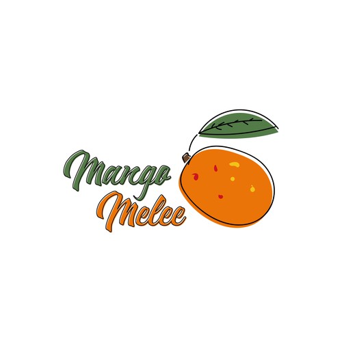 Mango logo with the title 'Mango Melee Logo'