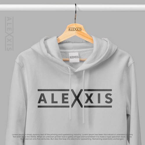 Activewear logo with the title 'ALEXXIS'