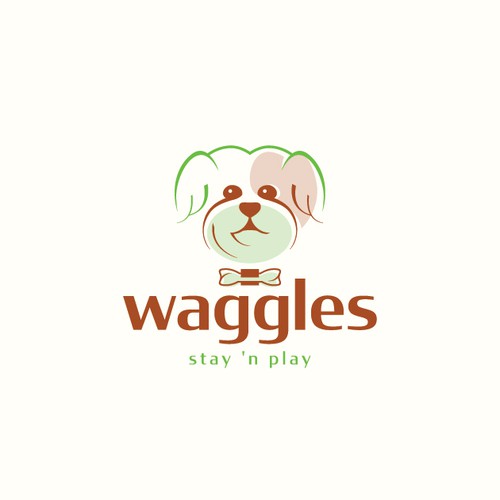Friendship design with the title 'Waggles'