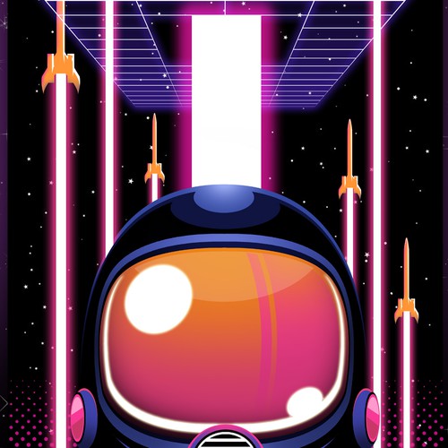 Astronaut artwork with the title 'Vector 23'