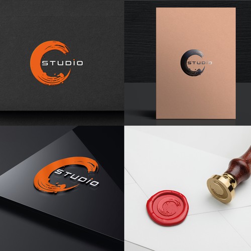 Web design brand with the title ' C Studio'