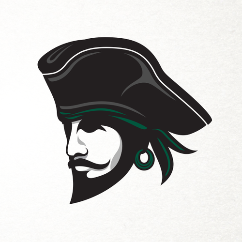 Pirate logo with the title 'pirate'