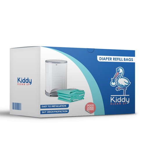 Baby packaging with the title 'Packaging for baby brand'