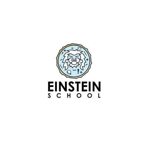 Einstein design with the title 'Einstein School'