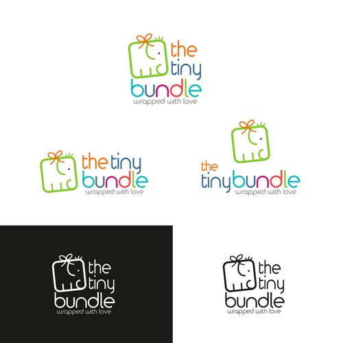 Elephant logo with the title 'The Tiny Bundle'