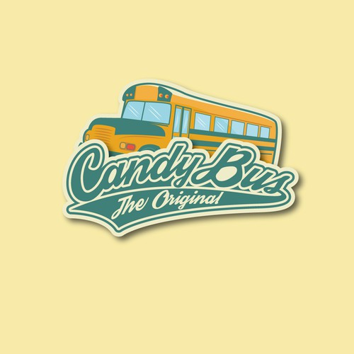Bus logo with the title 'Candy Bus - The Original -'