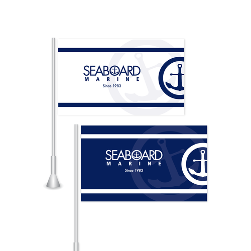 Watermark design with the title 'Shipping Vessel Flag'