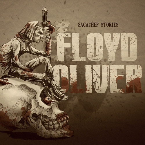 Digital painting artwork with the title ' Dark Literary Serial Fiction Crime Thriller Artistic Cover'