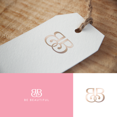 Bb logo with the title 'BB monogram for High end beauty products.'