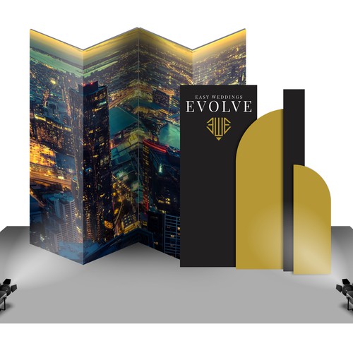 Backdrop design with the title 'Backdrop for a Weeding Fair'