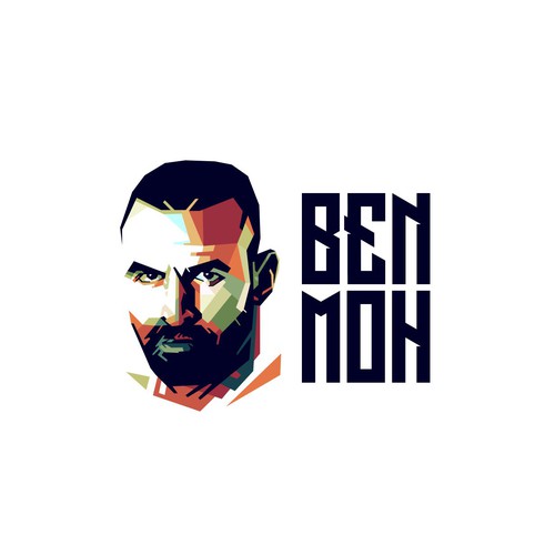 Full color logo with the title 'ben moh'