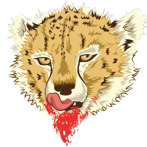 Cheetah design with the title 'Speed kills'