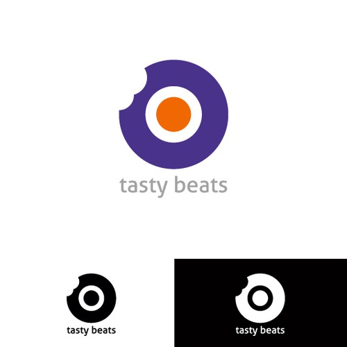 Record logo with the title 'Simple Music Logo'