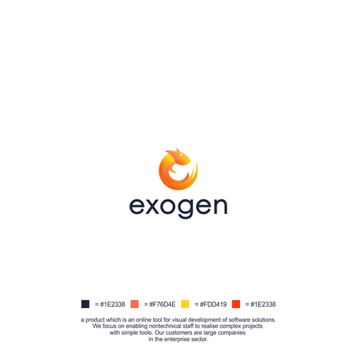 Programmer logo with the title 'exogen'