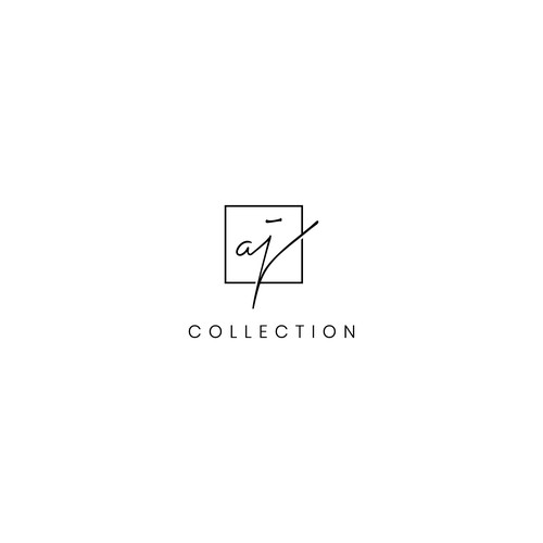 Collection design with the title 'Logo for "aj collection'''