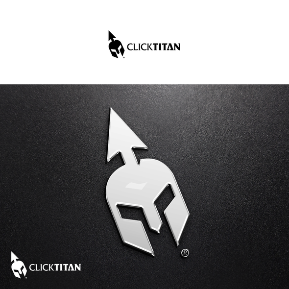 标题为“ClickTitan logo”的光标标志