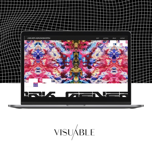 Mystic design with the title 'Branding & Squarespace Website for Spiritual Guide'