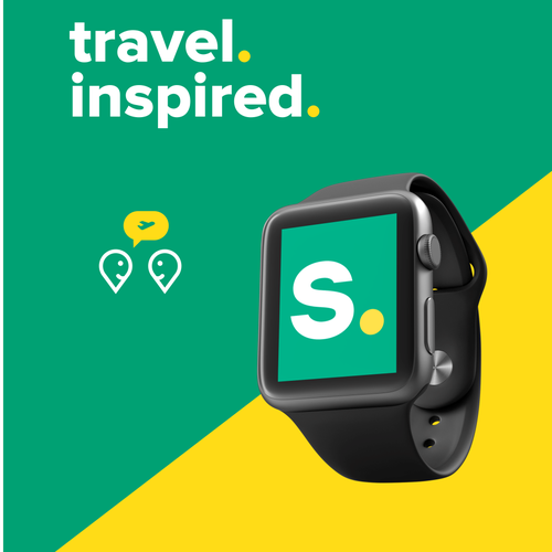 Travel agency logo with the title 'Seeker Travel'