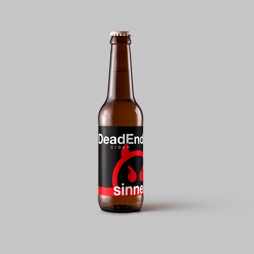 Cider label with the title 'Packaging Design for Hard Cider'