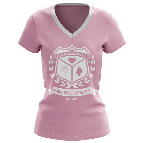 School t-shirt with the title 'Brown Sugar University'