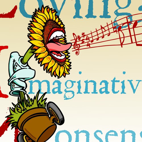 Creative artwork with the title 'Poster for 99Designs Berlin Offices '