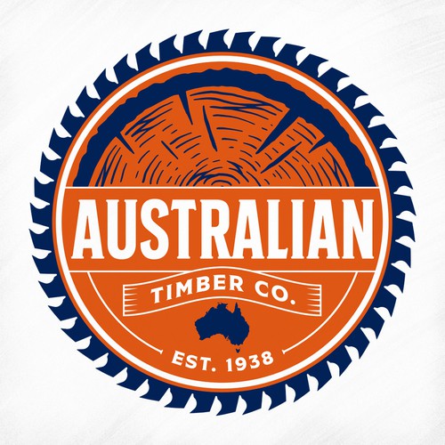 Australian logo with the title 'Australian Timber Co.'