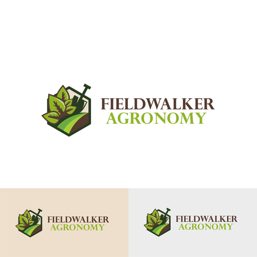 Shovel logo with the title 'Fieldwalker Agronomy'