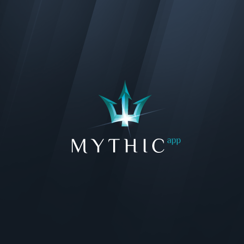 Modern design with the title 'New logo wanted for Mythic App'