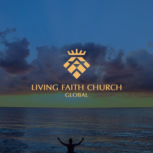 Lion head logo with the title 'Timeless Lion emblem of faith for a global church'