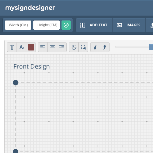 Interface design with the title 'Design Tool Interface'