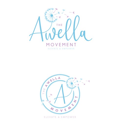 Dandelion design with the title 'DANDELION LOGO, LET'S GO!'