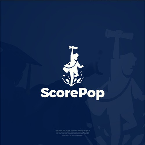 Trampoline logo with the title 'ScorePop'