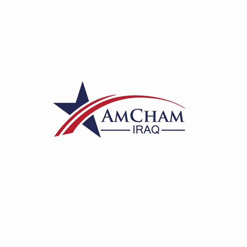 American logo with the title 'Logo for AmCham Iraq'