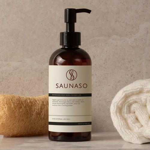 Accessories design with the title 'Design a logo and branding for a Premium Sauna Scent brand'