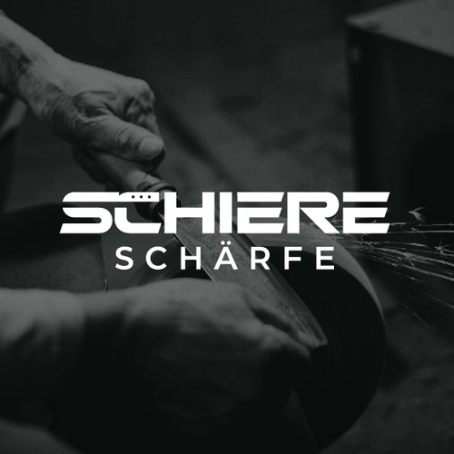 Modern design with the title 'Customized Wordmark Design for for Kitchen Knives and Sharpening Tools'