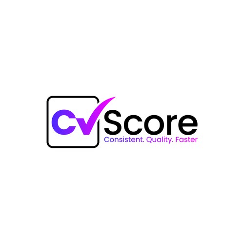 CV design with the title 'CVScore - B2B Logo'
