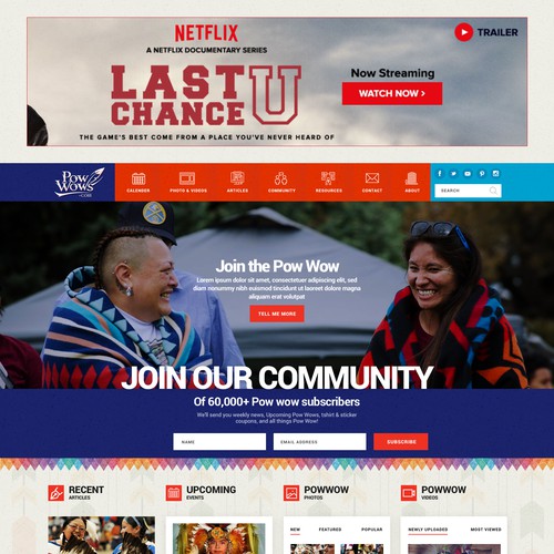 Community website with the title 'Community'