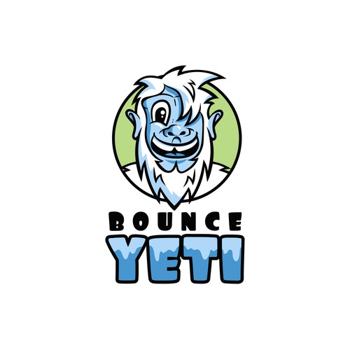 Yeti logo with the title 'Cute yeti logo/mascot'