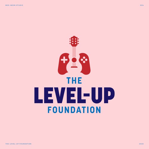 Music brand with the title 'The Level Up Foundation'
