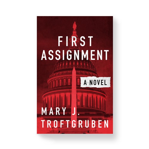 Political book cover with the title 'Political Thriller Book Cover'