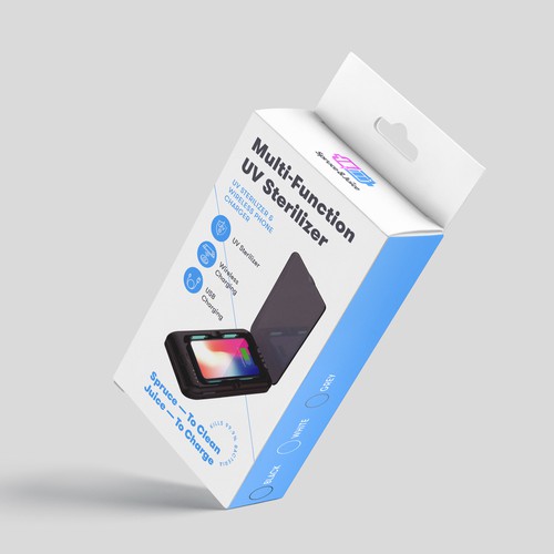 Phone packaging with the title 'Multi-Function UV Sterilizer'